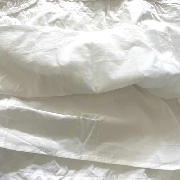 NWT Lisa Marie Fernandez for Target White Ric Rac Midi Dress Bell Sleeve - Picture 7 of 16